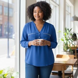 234 - 🌻 V-Neck Blouse